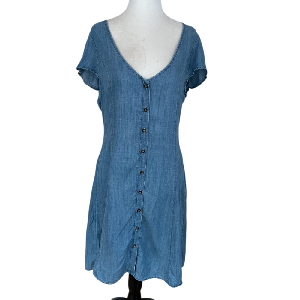 American Eagle Outfitters Blue Midi Dress